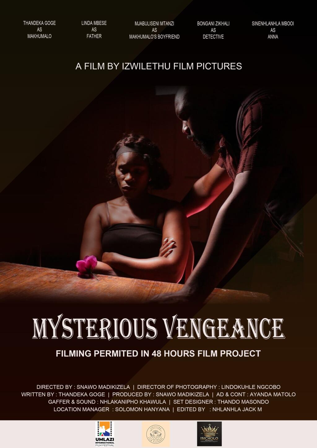 Filmposter for Mysterious Vengeance